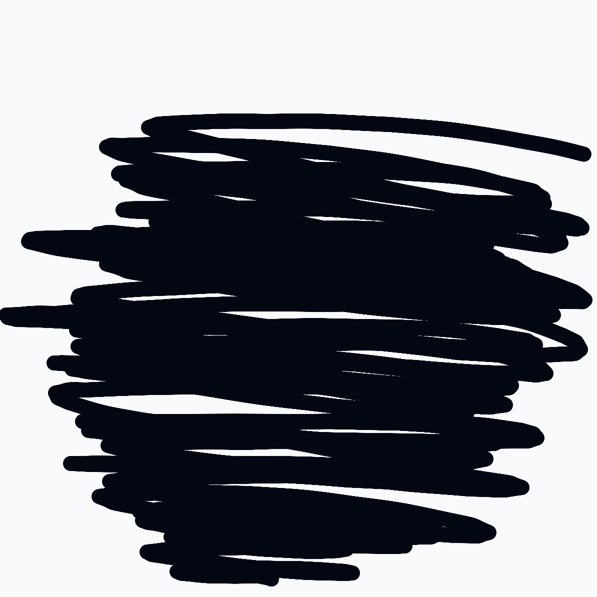 A black and white drawing of a curved line.